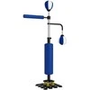 SPORTNOW Bokso stovas, du greičio kamuoliai, besisukantis bokso strypas, smūgių pagalvėlės, reguliuojamas aukštis, plienas, 107 x 36 x 140-205 cm, Mėlyna