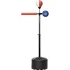 SPORTNOW bokso maišas, bokso stovas su bokso kriauše, refleksinė stangos rankena, 1,63–2,05 m reguliuojamo aukščio pastatoma bokso kriaušė su taikiniu, HDPE, dirbtinė oda