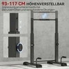 SPORTNOW dip bar dip stotis, pakraunama iki 540 kg reguliuojamo aukščio fitneso baras stūmimo stovas, fitneso paraleletai, stūmimo rankenos kalanetikai, namams, jėgos treniruotėms