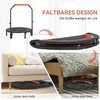 SPORTNOW mini batutas, 102 cm, su LCD monitoriumi, 4 padėčių reguliuojama rankena, iki 100 kg