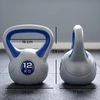 SPORTNOW Kettlebell 12 kg, grindų nebraižantis svarmuo jėgos treniruotėms ir fitnesui, mėlynas