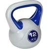 SPORTNOW Kettlebell 12 kg, grindų nebraižantis svarmuo jėgos treniruotėms ir fitnesui, mėlynas