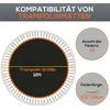 SPORTNOW batuto šokinėjimo kilimėlis, Ø323 cm, batuto kilimėlis, batuto priedas, batuto pakaitalas, juodas