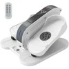 SPORTNOW mini elipsinis treniruoklis po stalu mini kryžiaus treniruoklis namams Elipsinis kojų treniruoklis su 10 žingsnių greičiu, LCD monitoriumi, nuotolinio valdymo pultu, skirtas biurui, senjorams