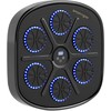 SPORTNOW Music Boxing Machine, elektroninis "Bluetooth" bokso treniruoklis su LED lemputėmis, muzika, sieninis bokso taikinys suaugusiesiems, pratimai namuose, juodas
