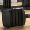 SPORTNOW reguliuojamas hantelis, 6/11/16/20 kg svarmuo su dėklu, su neslystančiomis rankenomis, juodas