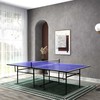 Sportnow Šikšnosparniai ir kamuoliai, Lauko/Uždaras, Plieniniai, Mėlyni, 274x152,5x75,5cm
