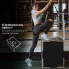 SPORTNOW šokinėjimo dėžė, 3 in 1 plyo dėžė su rankena, plyometrinė platforma namams, sporto salei, juoda