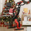 Homcom Treniruoklis "2-in-1" su 8 reguliuojamais magnetinio pasipriešinimo lygiais ir 1 pora tempimo gumų 107x52x110 cm