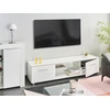 TV staliukas Beliani LED TV spintelė BANFF, balta