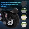 Vaikiškas elektrinis motociklas HOMCOM, šviesos ir garsai, 3 km/h, įkraunamas, plastikas ir metalas, juoda/balta