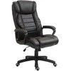 Vinsetto biuro kėdė su masažo funkcija, ergonomiškas vadovo krėslas su vibraciniu masažu, supimo funkcija, reguliuojamo aukščio rašomojo stalo kėdė, rudas
