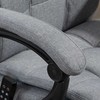 "Vinsetto" biuro kėdė su masažo funkcija, ergonomiška darbo kėdė su atlošimo funkcija, juosmens šildymu, reguliuojamo aukščio kompiuterio kėdė su galvos atrama, kojų atrama, pilka