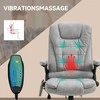 "Vinsetto" biuro kėdė su supimo funkcija, masažinė kėdė su šilumos funkcija, ergonomiška vadovo kėdė su masažo funkcija, reguliuojamo aukščio, 120 kg keliamoji galia, pilka