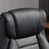 Vinsetto masažinė kėdė, pasukama, reguliuojamo aukščio ergonomiška žaidimų kėdė, kompiuterio kėdė, 6 vibracijos taškai, lino pojūtis, reguliuojama, juoda