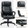 Vinsetto Ergonominė žaidimų kėdė, kompiuterio kėdė 6 vibracijos taškai - juoda