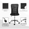 Vinsetto Ergonomiška biuro kėdė, keliamoji galia iki 100 kg - juoda