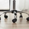 „Vinsetto“ ergonomiška biuro kėdė, reguliuojamo aukščio kompiuterio kėdė, 360° pasisukanti su kvėpuojančiu atlošu, iki 100 kg, juoda
