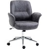 Vinsetto Ergonomiška biuro kėdė su supimo funkcija, reguliuojamo aukščio, keliamoji galia iki 120 kg, 67x69x92-102 cm
