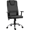 Vinsetto Ergonomiška pasukama biuro kėdė, reguliuojamo aukščio, PU oda, juoda, 66x73x108-118 cm