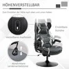 Vinsetto Kompiuterinių žaidimų kėdė su supimo funkcija, ergonomiška kompiuterio kėdė su garsiakalbiu, juosmens ir kaklo atrama
