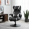 Vinsetto Kompiuterinių žaidimų kėdė su supimo funkcija, ergonomiška kompiuterio kėdė su garsiakalbiu, juosmens ir kaklo atrama