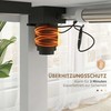 Vinsetto elektrinis reguliuojamo aukščio stalas 120 x 60 cm kompiuterio stalas su 3 atminties nustatymais, ergonomiškas stovimas-sėdimas stalas su apsauga nuo susidūrimo, 2 kabliukai, baltas