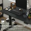 Vinsetto reguliuojamo aukščio rašomasis stalas 140 x 70 cm, elektrinis kompiuterio stalas su 4 atminties nustatymais, ergonomiškas sėdimas ir stovimas stalas su kabliu, apsauga nuo susidūrimo, juodas