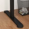 Vinsetto reguliuojamo aukščio rašomasis stalas 140 x 70 cm, elektrinis kompiuterio stalas su 4 atminties nustatymais, ergonomiškas sėdimas ir stovimas stalas su kabliu, apsauga nuo susidūrimo, juodas