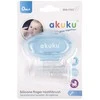 AKUKU silikoninis dantų šepetėlis su dėžute Mėlynas, A0263