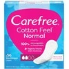 Carefree Carefree Cotton Uscented kelnaičių įklotai - bekvapiai 1vnt.-56vnt.