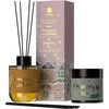Hiskin Kvapnių Kalėdų kvapų difuzorių rinkinys Apelsinų šokoladas 80ml + natūrali sojų žvakė Magic Forest 100ml