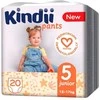 Kindii KINDI Sauskelnės-kelnaitės junior 5 dydis (12-17 kg) 20 vnt