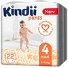 Kindii KINDI Sauskelnės-kelnaitės maxi 4 dydis (9-15 kg) 22 vnt