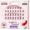 KISS atrodo taip natūraliai dirbtinių blakstienų kuokšteliai – Trio Lash 3D 1 pak.