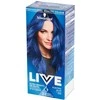 Schwarzkopf LIVE 95 Electric Blue dažai dėžutėje