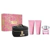 Kvepalų rinkinys moterims Versace Bright Crystal (EDT, 90 ml + kūno losjonas, 100 ml + dušo želė, 100 ml + kosmetinė)