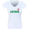KS Moteriški Marškinėliai Lietuva Su Vėliavėle Ant Nugaros, Dydis: M