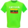 KS Sportiniai Marškinėliai Lietuva (Neon Žalias), Dydis: XXL