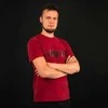 Robin Ruth Bordo Marškinėliai Feel Lithuania, Dydis: M