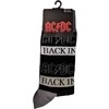 Rock AC/DC Back In Juodas Kojinės