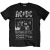 Rock AC/DC Highway to Hell World Tour 1979/1980 Marškinėliai, Dydis: L