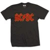 Rock AC/DC Logo Marškinėliai (3XL, 4XL, 5XL), Dydis: 4XL