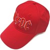 Rock Kepurė AC/DC Raudona Logo