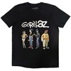 Rock Gorillaz Purškiklis Logo Group Marškinėliai, Dydis: L