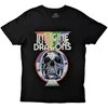 Rock Imagine Dragons Skull Marškinėliai, Dydis: L