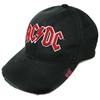 Rock Kepurė AC/DC Raudona Logo