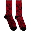 Rock Kiss Buzzsaw Logo Pattern Kojinės