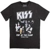 Rock Kiss End Of The Road World Tour Stone Wash Marškinėliai, Dydis: XXL