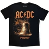 Rock Marškinėliai AC/DC Bell Lightning EU Tour '25, Dydis: XL